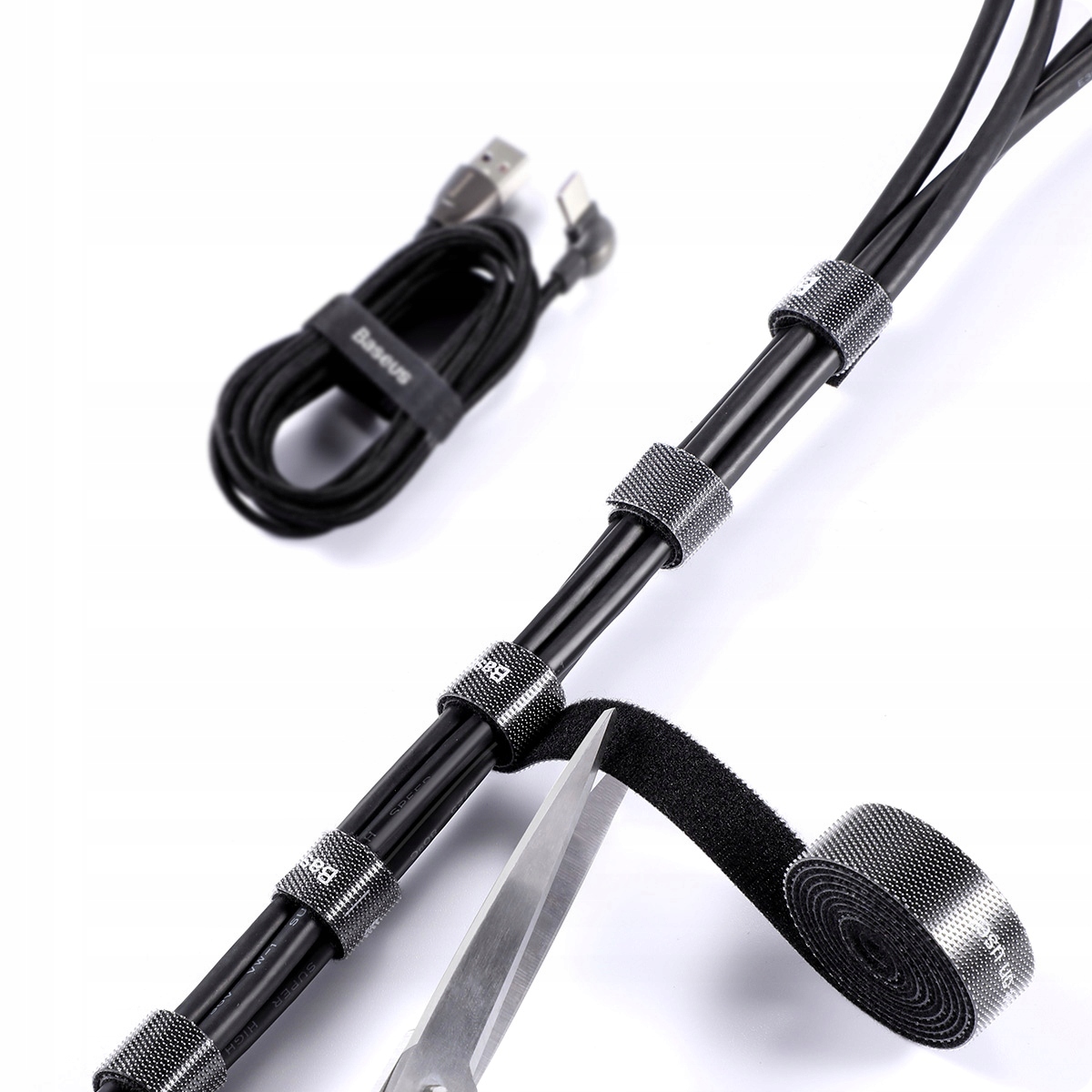 BASEUS-ORGANIZER-NA-KABLE-PASIK-NA-SUCHY-ZIPS-50CM-NASTAVITELNY-Model-Rainbow-Circle-Velcro-Straps